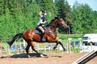 Suvi Kaario ja Kolumbs, HHS-pääluokan voittajat Kuva: www.raitapaita.net
